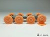 E.T. Model P35-103 WWII German Sd.Kfz.234 Small Diameter Weighted Wheels Type.3 1/35